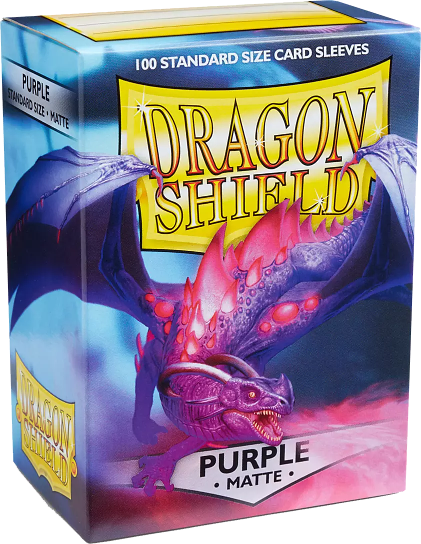 Dragon Shield - 100 Standard Sleeves - Purple Matte