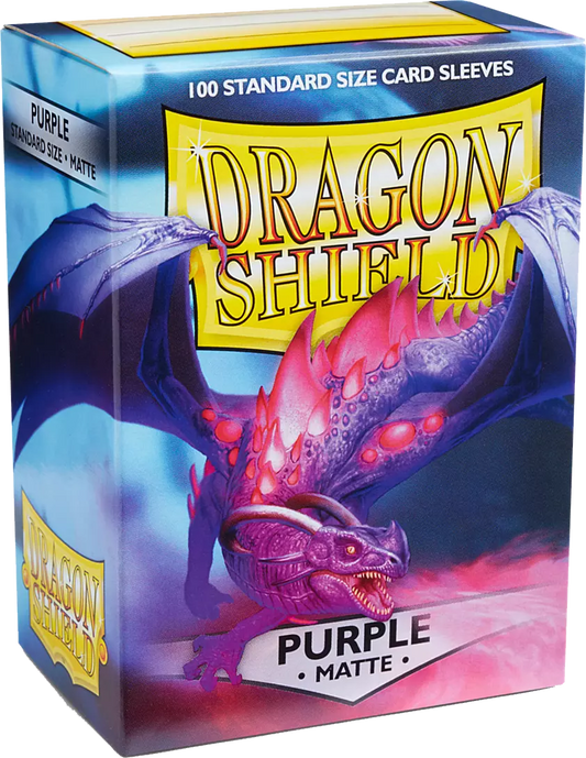 Dragon Shield - 100 Standard Sleeves - Purple Matte