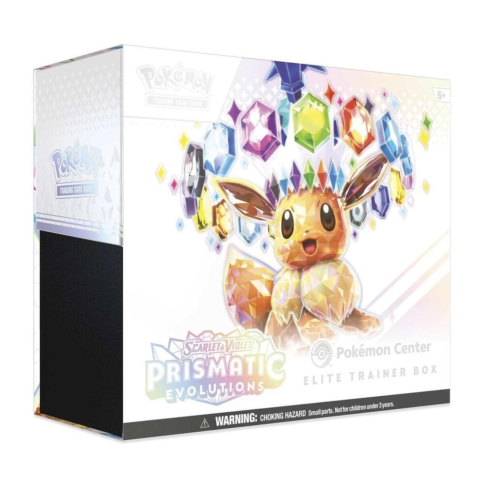 Pokemon - Scarlet and Violet - Prismatic Evolutions - Pokemon Center Exclusive - SV8.5 - ETB - Elite Trainer Box