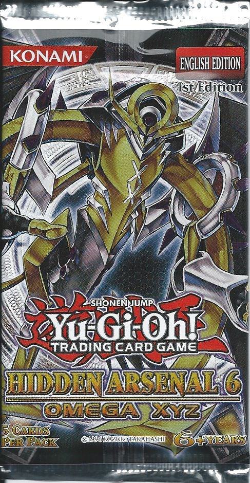 Konami - Yu-Gi-Oh! - Hidden Arsenal 6 - Omega XYZ - 1st Edition - Booster Pack