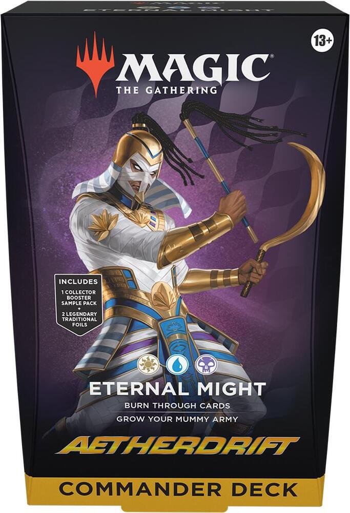 Magic The Gathering - MTG - Aetherdrift - Commander Decks - Styles Vary