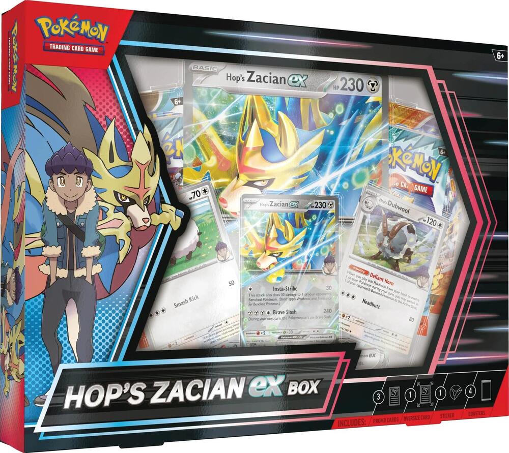 Pokemon - Scarlet and Violet - Hop's Zacian EX Box
