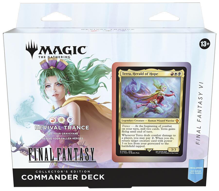 Magic the Gathering - MTG - Final Fantasy - Collector Commander Deck