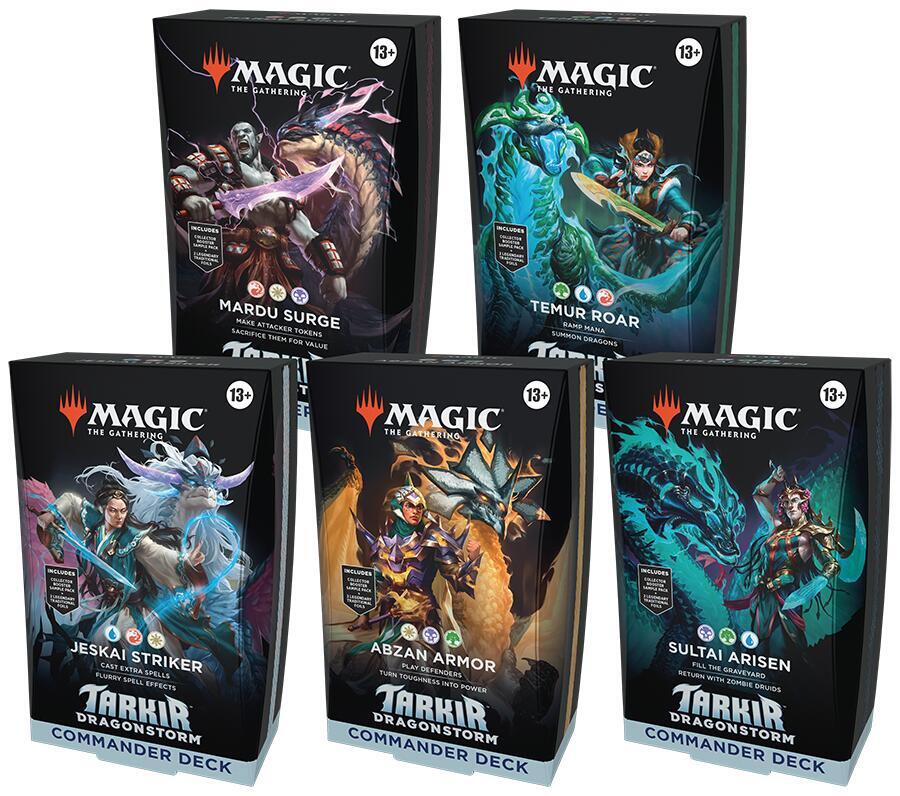 Magic The Gathering - MTG - Tarkir Dragonstorm - Commander Decks - Styles Vary