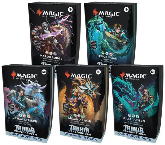 Magic The Gathering - MTG - Tarkir Dragonstorm - Commander Decks - Styles Vary