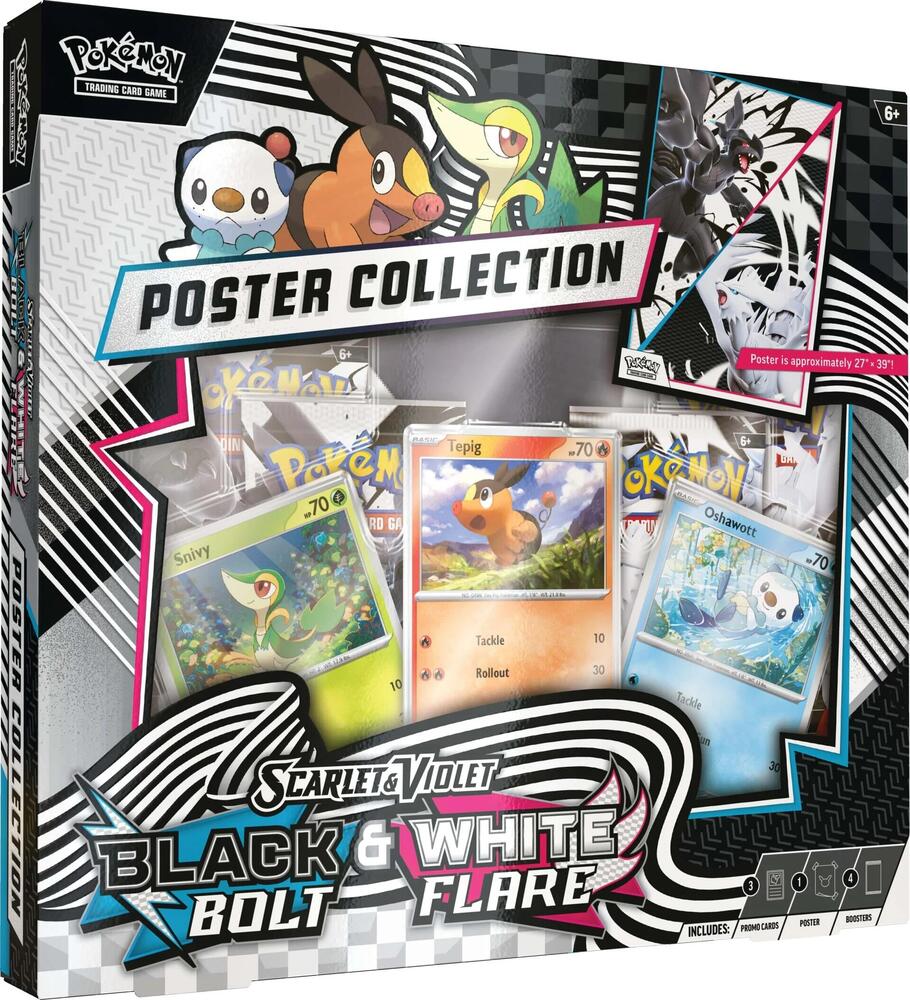 Pokemon - Scarlet and Violet - Black Bolt and White Flare - SV10.5 - Poster Collection