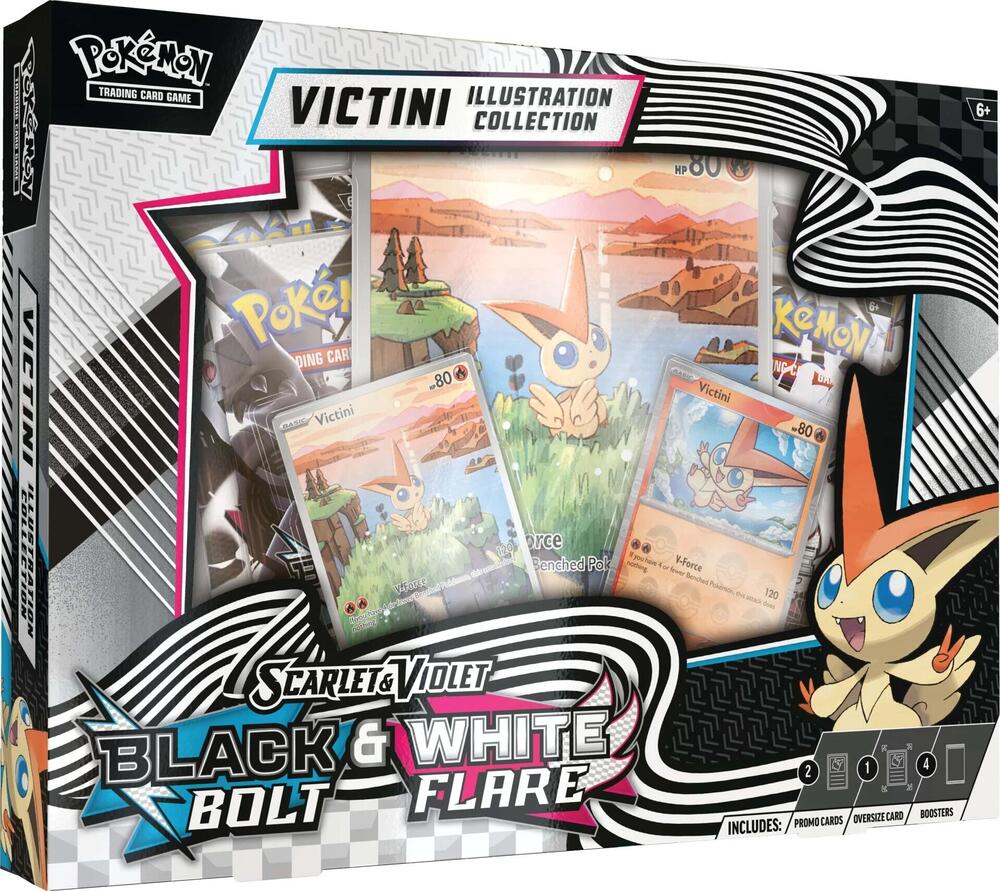 Pokemon - Scarlet and Violet - Black Bolt and White Flare - SV10.5 - Victini Illustration Collection