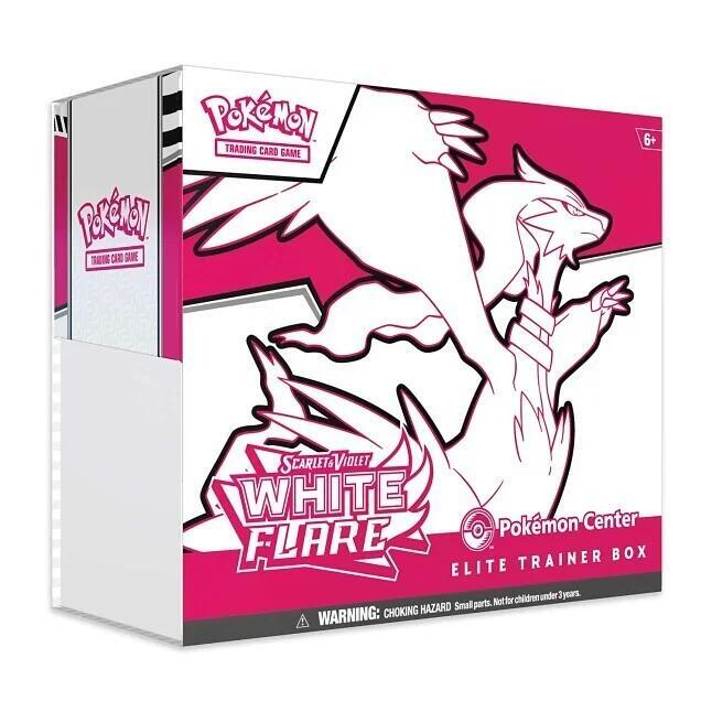 Pokemon - Scarlet and Violet - White Flare - SV10.6 - Elite Trainer Box - ETB - Pokemon Center Exclusive