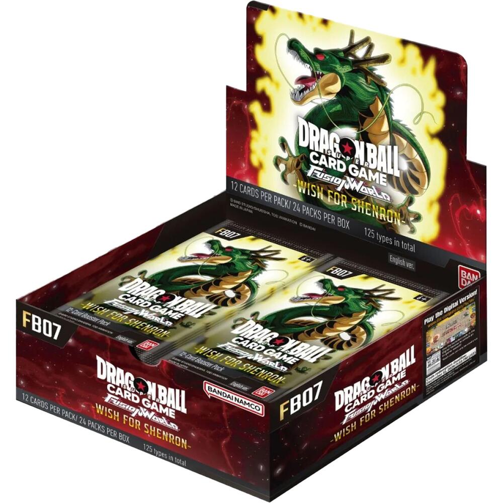 dragonball fusion world booster box Bandai - Dragon Ball Super - Fusion World - Wish For Shenron - FB07