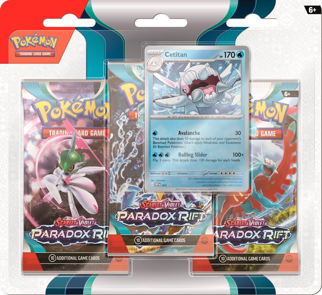Pokemon - Scarlet and Violet - Paradox Rift - SV04 - 3 Pack Blister