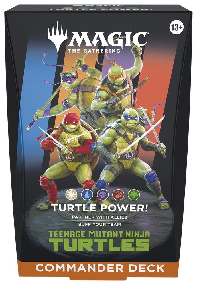 Magic The Gathering - MTG - Teenage Mutant Ninja Turtles - TMNT - Commander Deck - Turtle Power!