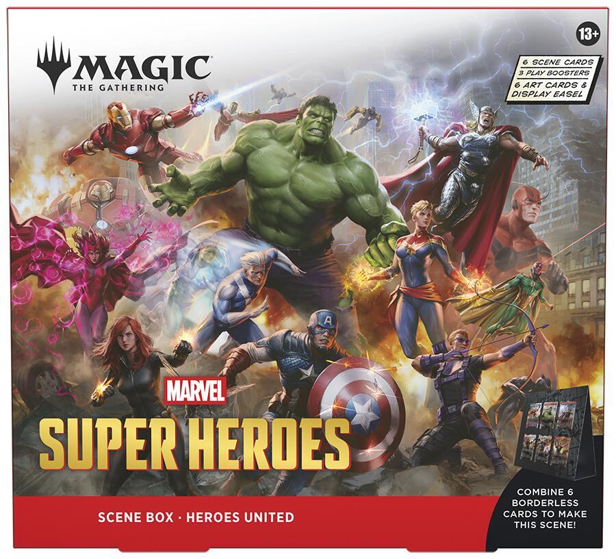 Magic The Gathering - MTG - Marvel Super Heroes - Scene Box - Styles Vary