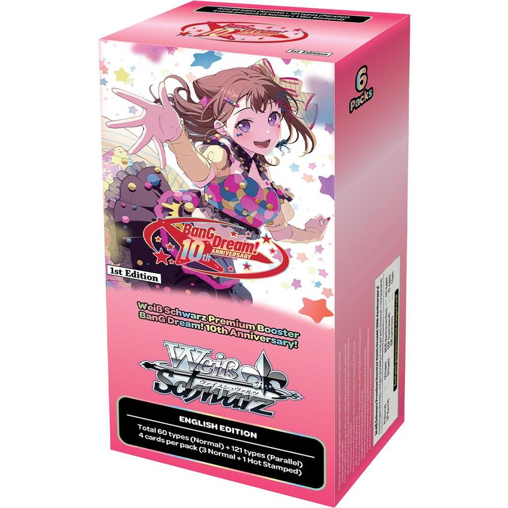Bushiroad - Weiss Schwarz - Bang Dream! 10th Anniversary - 1st Edition - Premium Booster Box