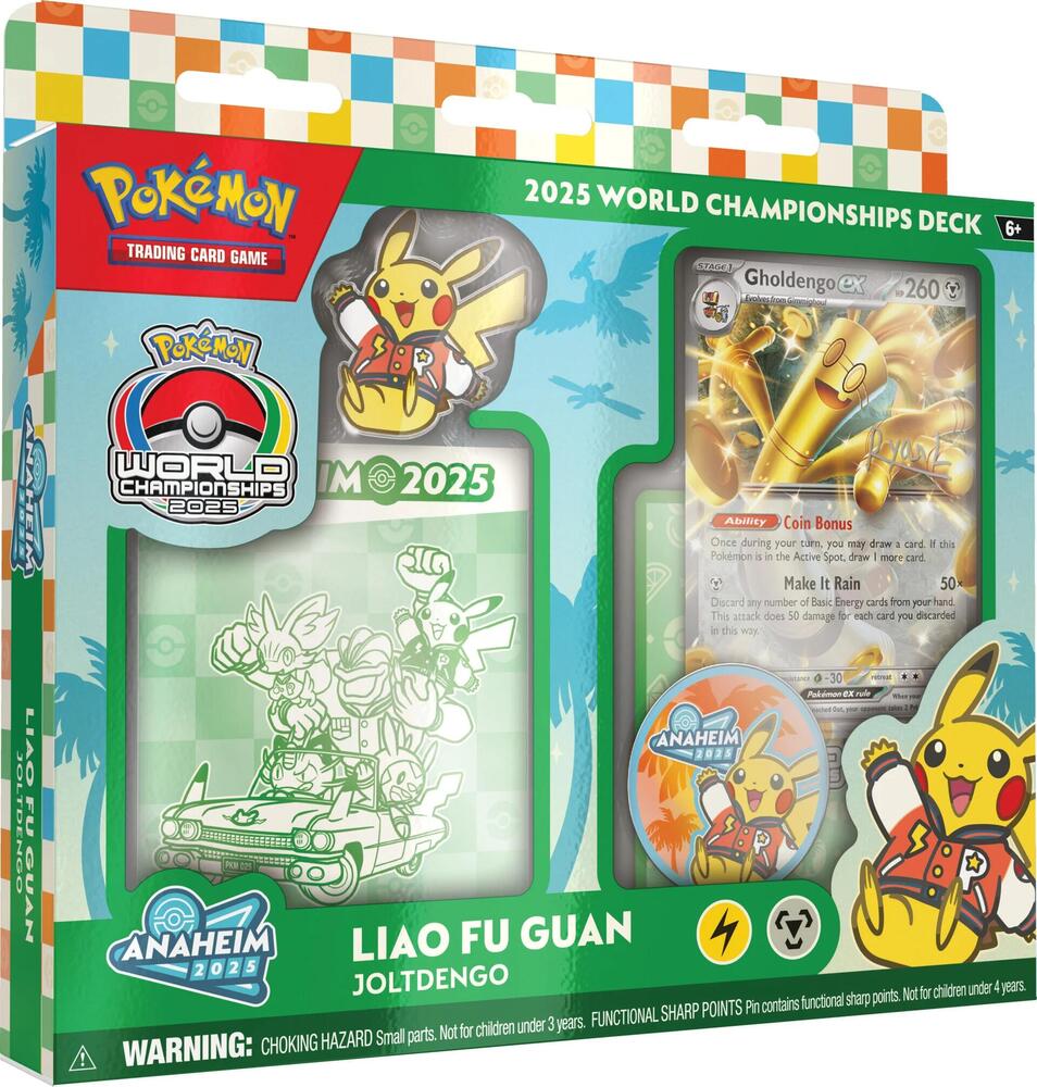 Pokemon - 2025 World Championships Deck - Anaheim USA - Liao Fu Guan - Joltdengo