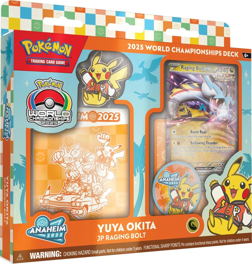 Pokemon - 2025 World Championships Deck - Anaheim USA - Yuya Okita - JP Raging Bolt