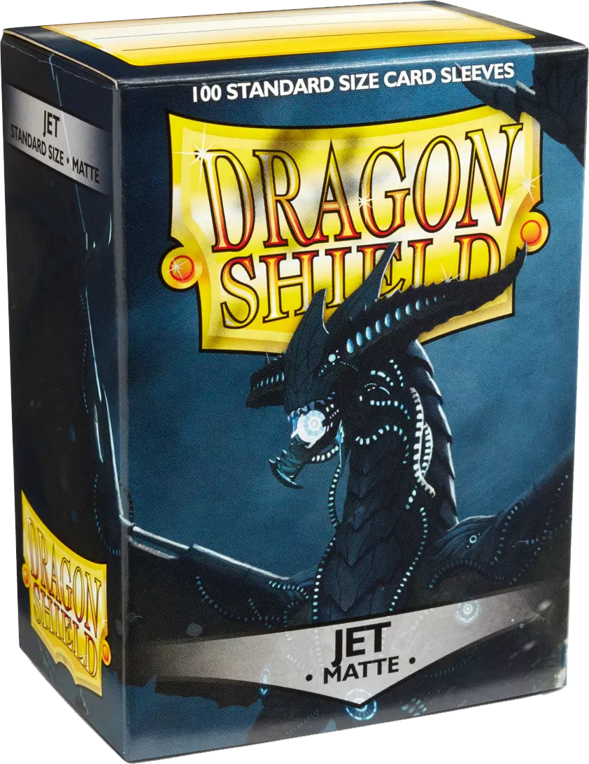 Dragon Shield - 100 Standard Sleeves - Jet Matte