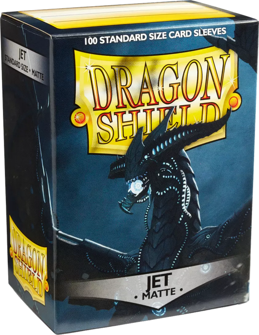 Dragon Shield - 100 Standard Sleeves - Jet Matte