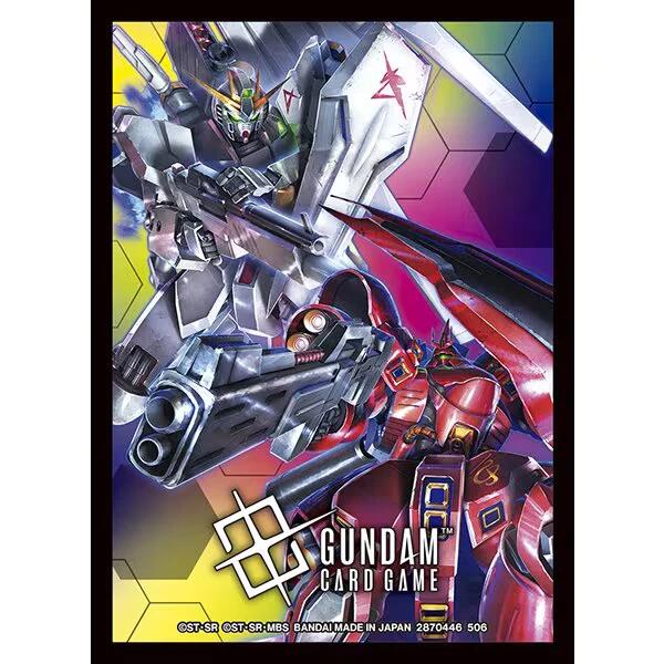 Bandai - Gundam - Official Card Sleeves - 70 Sleeves - Nu Gundam/Sazabi