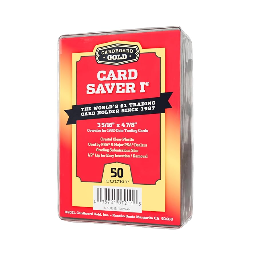 Cardboard Gold - Card Saver I - 3 5/16 x 4 7/8 - 50 Pack
