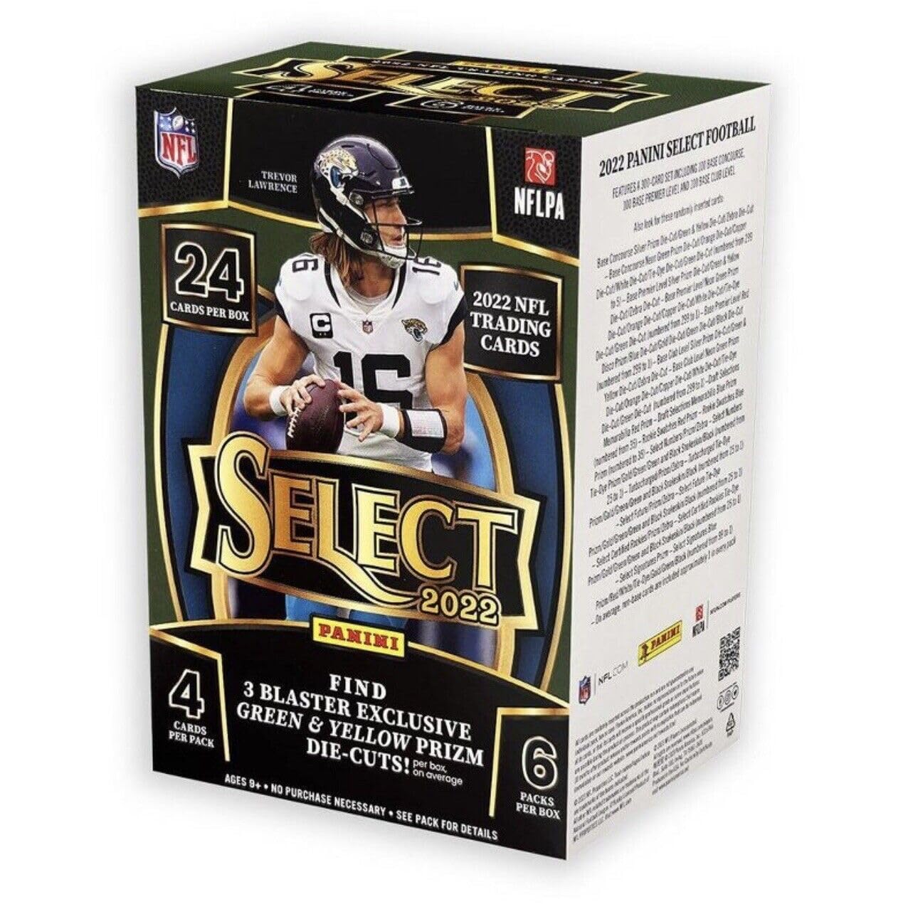 2022 Panini Select NFL Football Blaster Box (Green)