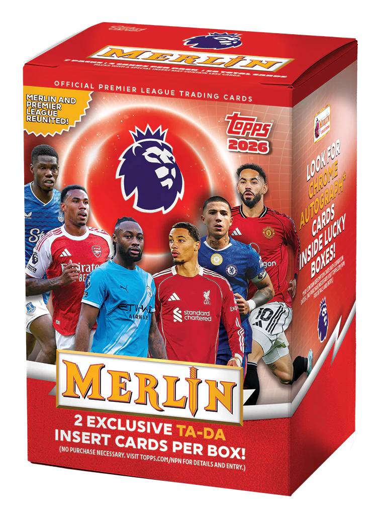 2026 Topps Merlin Premier League Soccer Blaster Box