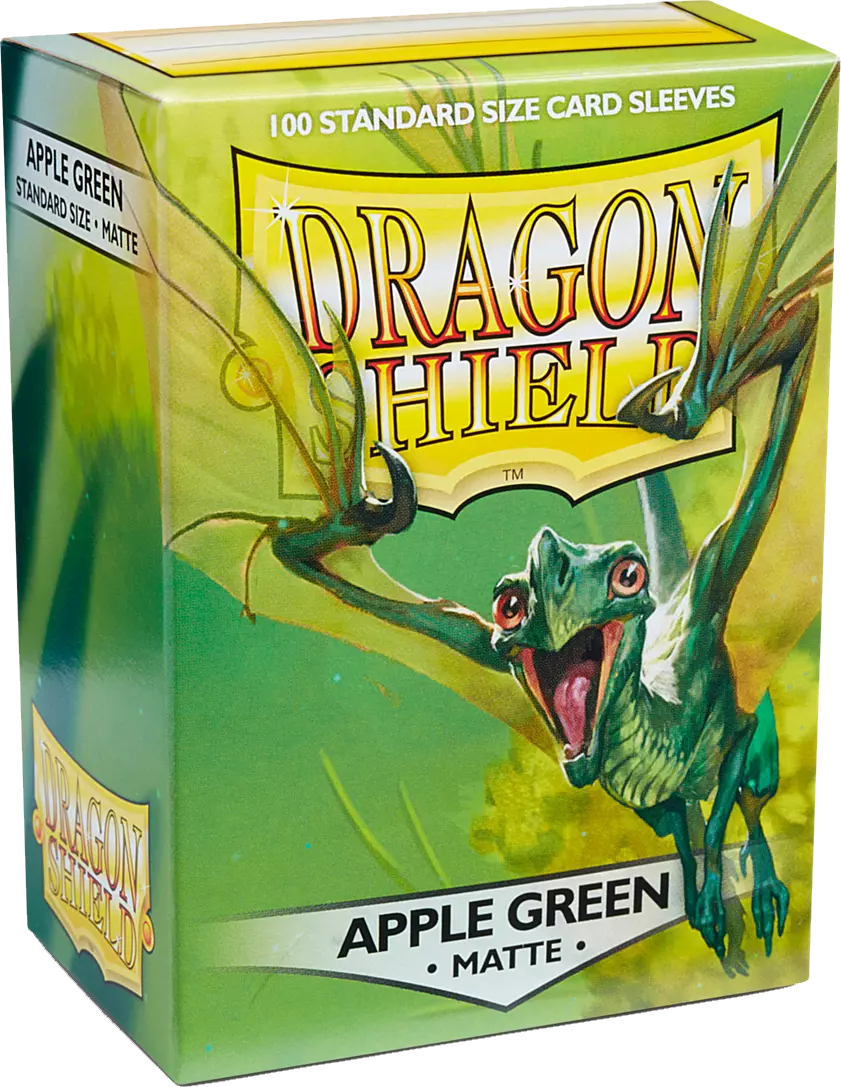 Dragon Shield - 100 Standard Sleeves - Apple Green Matte