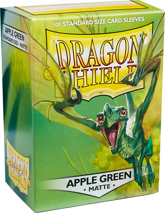 Dragon Shield - 100 Standard Sleeves - Apple Green Matte