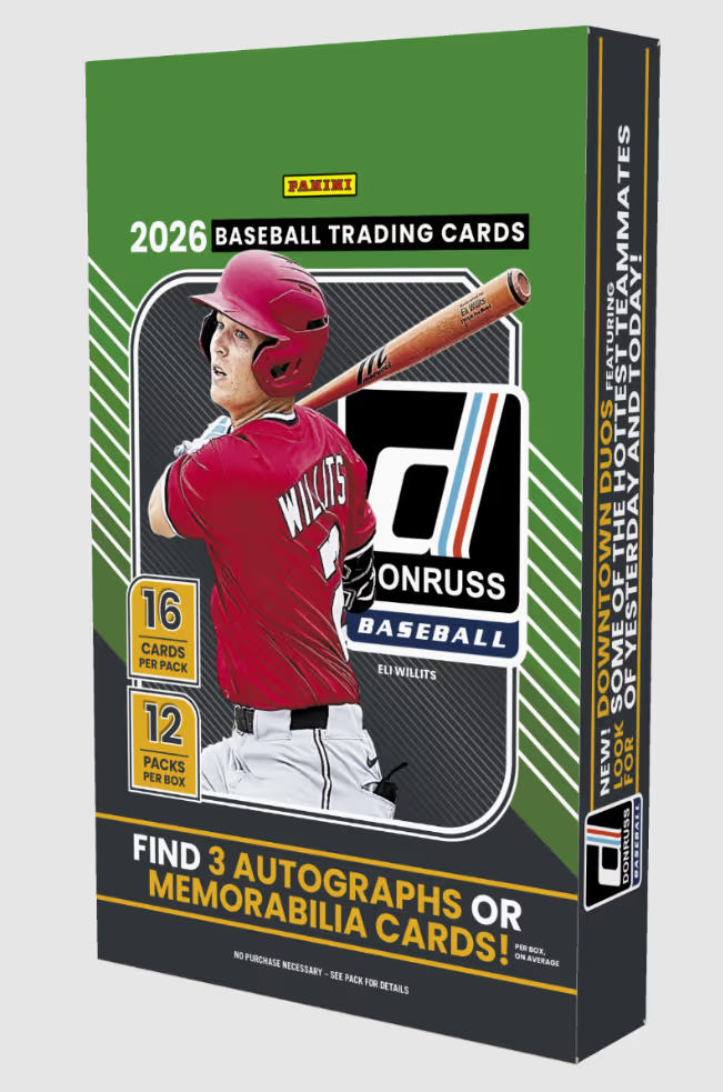 2026 Panini Donruss Baseball MLB Hobby Box