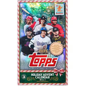 2025 Topps MLB Baseball Holiday Calender