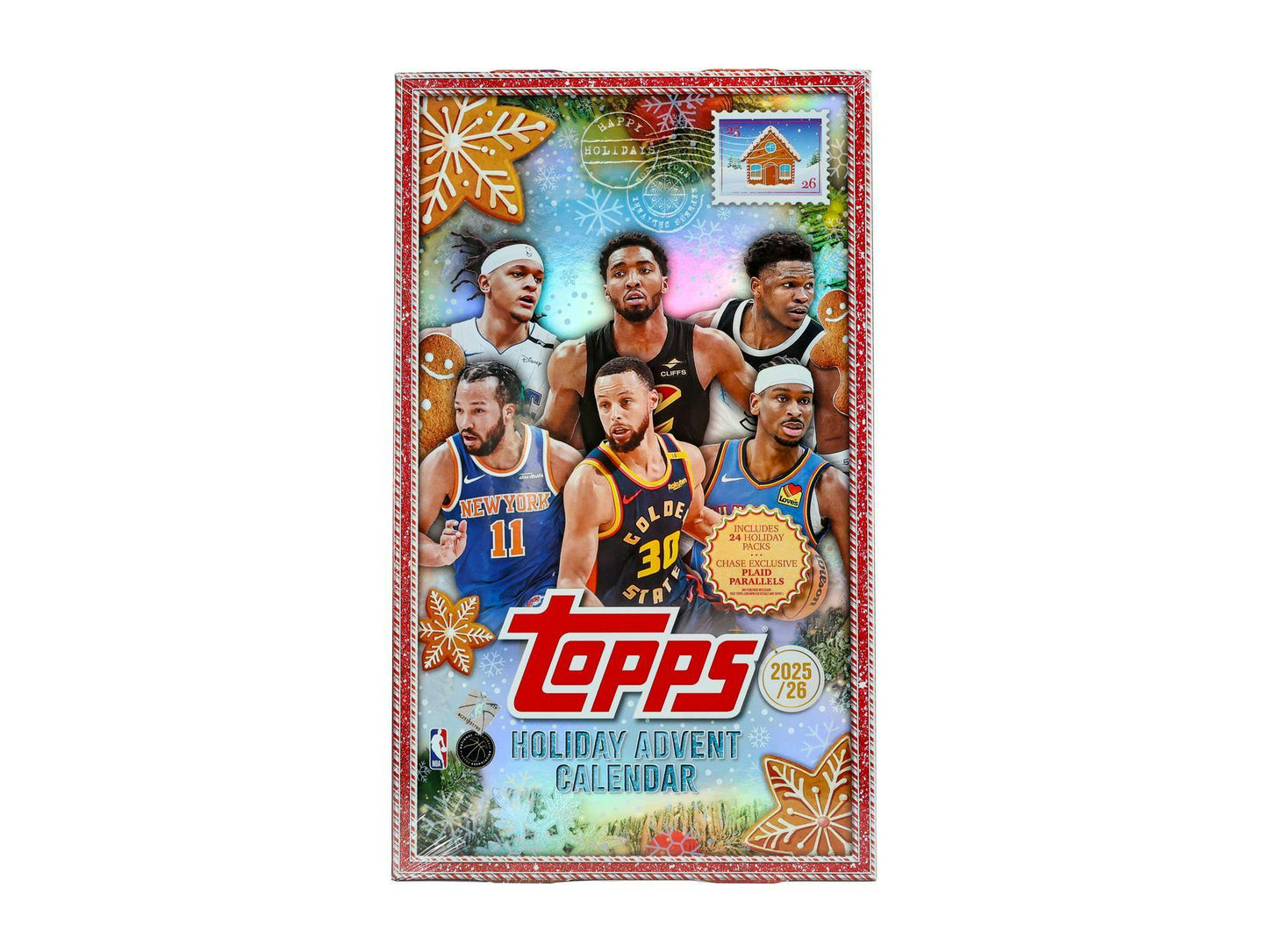 2025 Topps NBA Basketball Holiday Calender