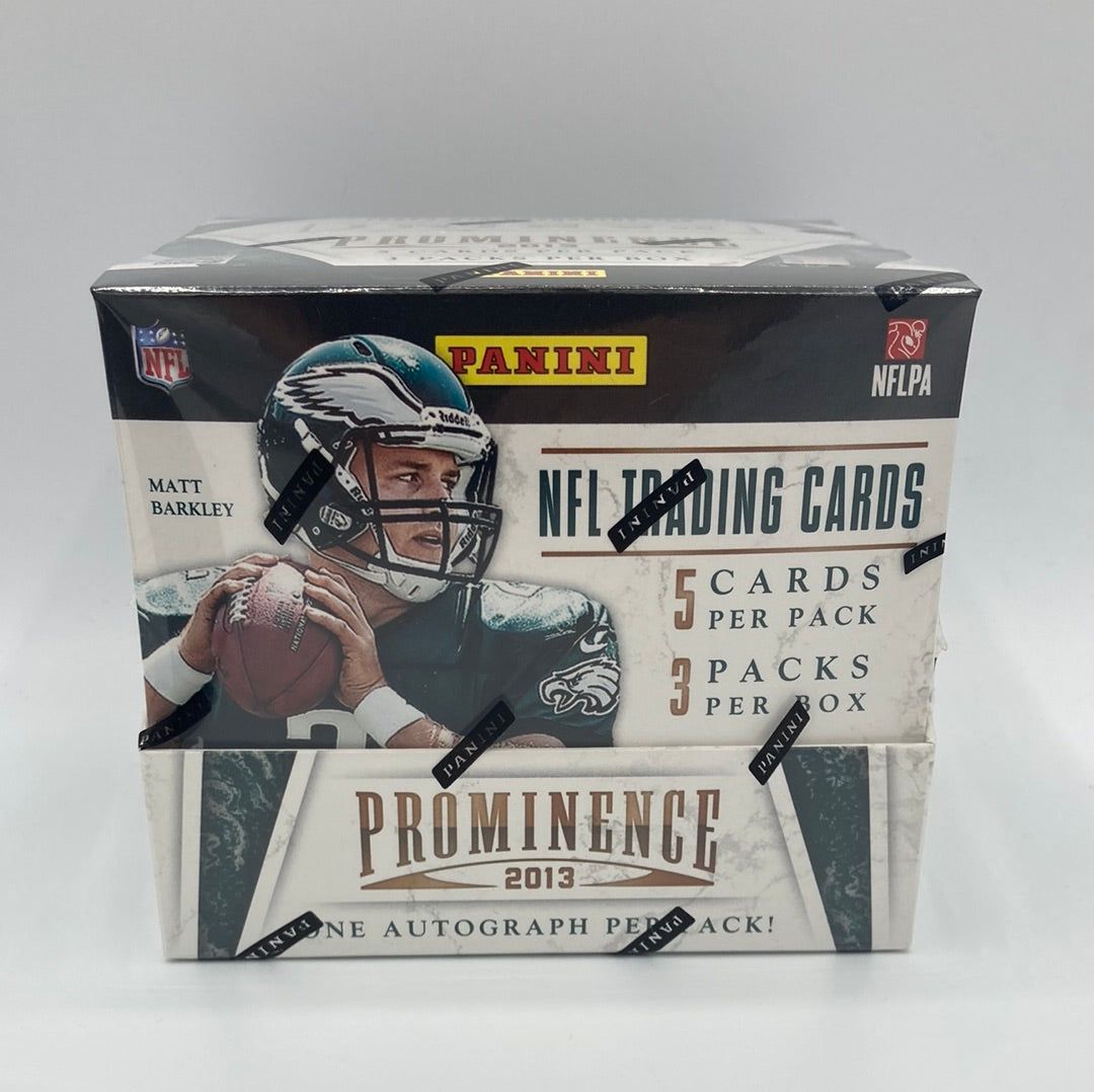 Panini - NFL - Prominence - 2013 - Hobby Box