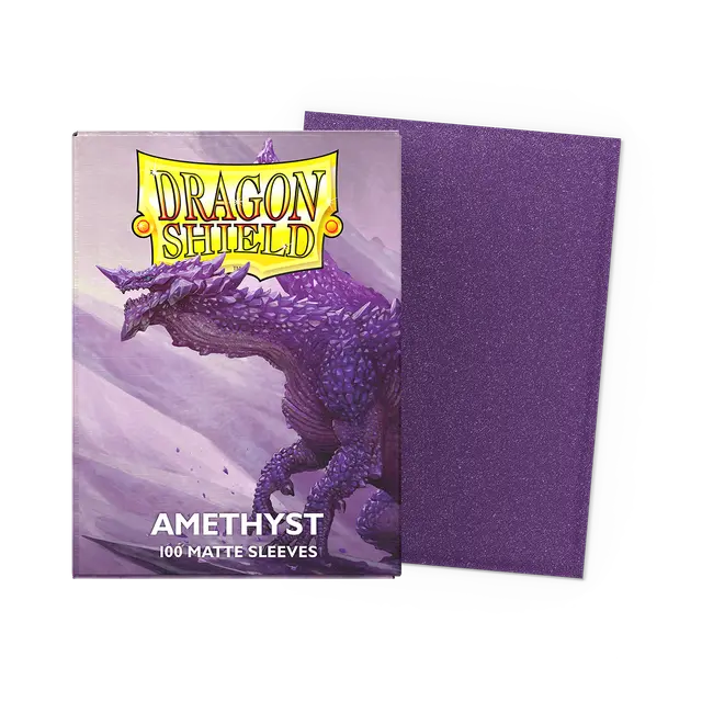 Dragon Shield - Amethyst - Matte Sleeves - Standard Size