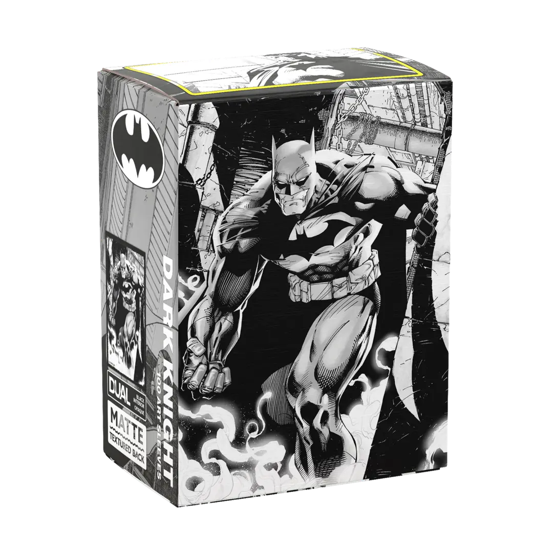 Dragon Shield - 100 Standard Size - Matte Dual Art Sleeves - Dark Knight