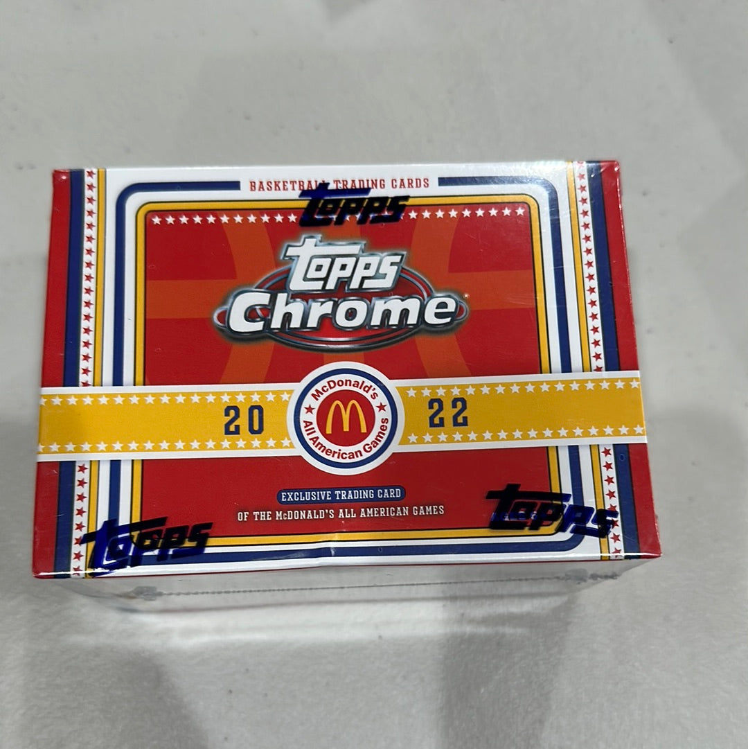 2022 Topps Chrome McDonalds All American Games Blaster Basketball