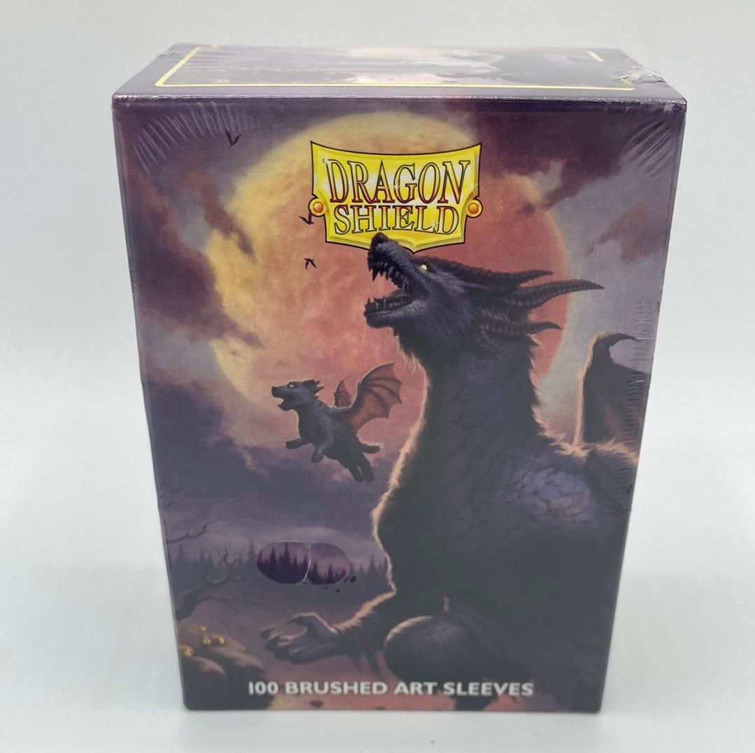Dragon Shield - 100 Standard Sleeves - Halloween 2023 Brushed Art