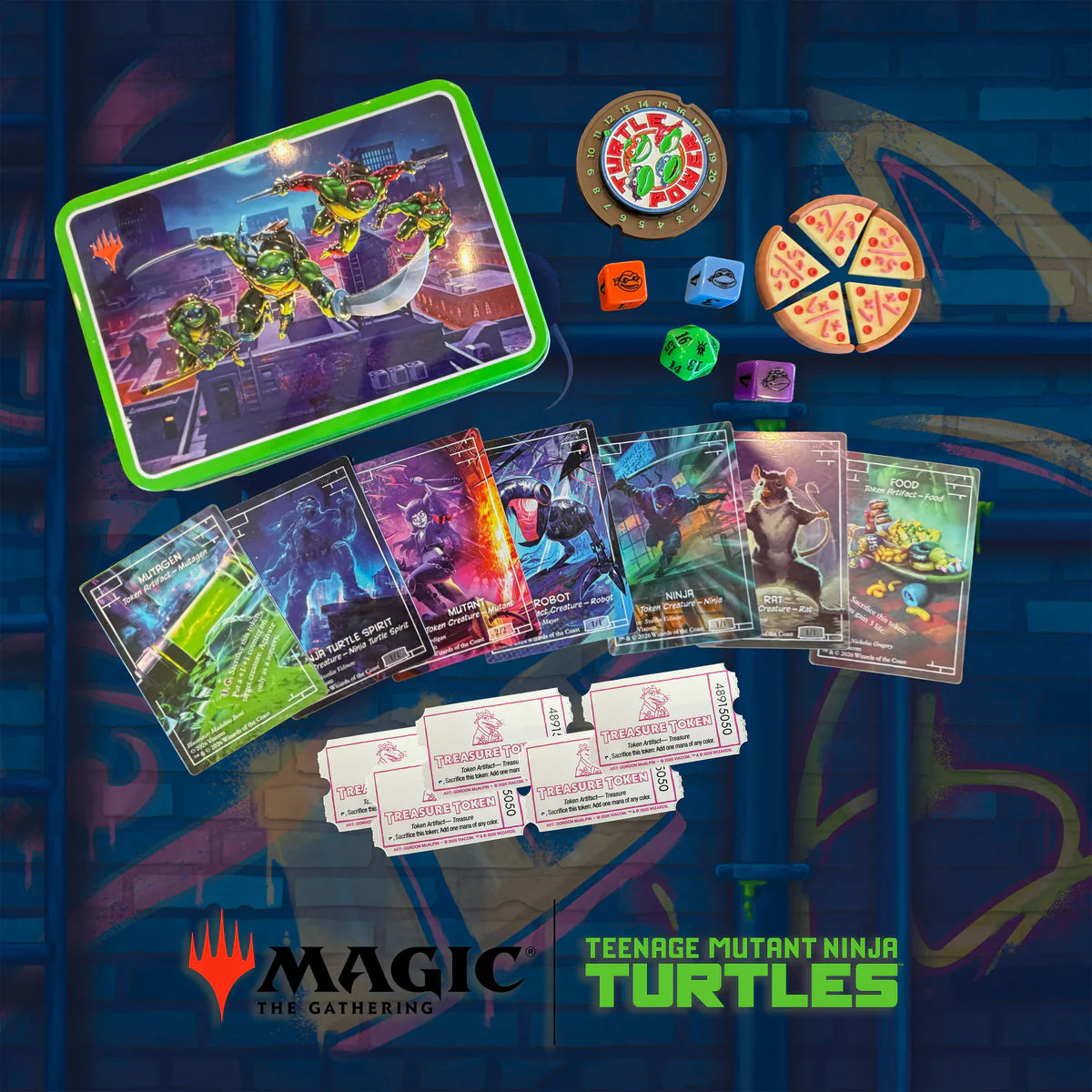 Magic The Gathering - MTG - Teenage Mutant Ninja Turtles - Token Set