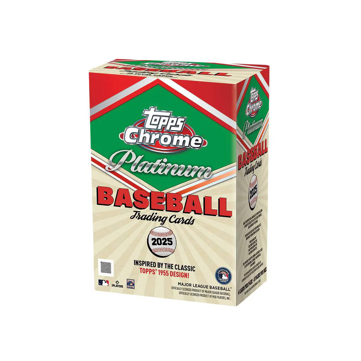 2025-26 Topps Chrome Platinum MLB Baseball Blaster Box