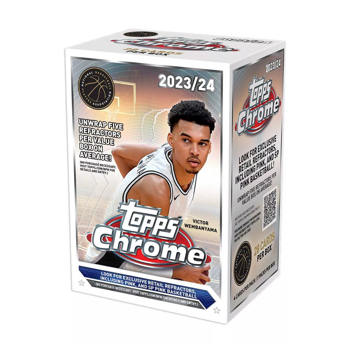 2023-24 Topps Chrome Basketball Blaster Box NBA