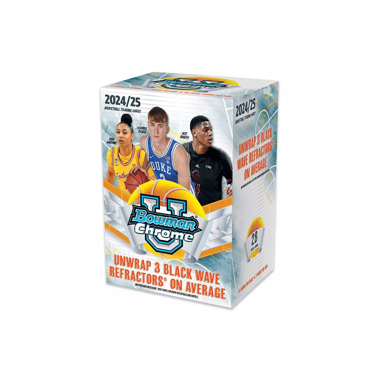 2024-25 Bowman University Chrome Basketball Blaster Box
