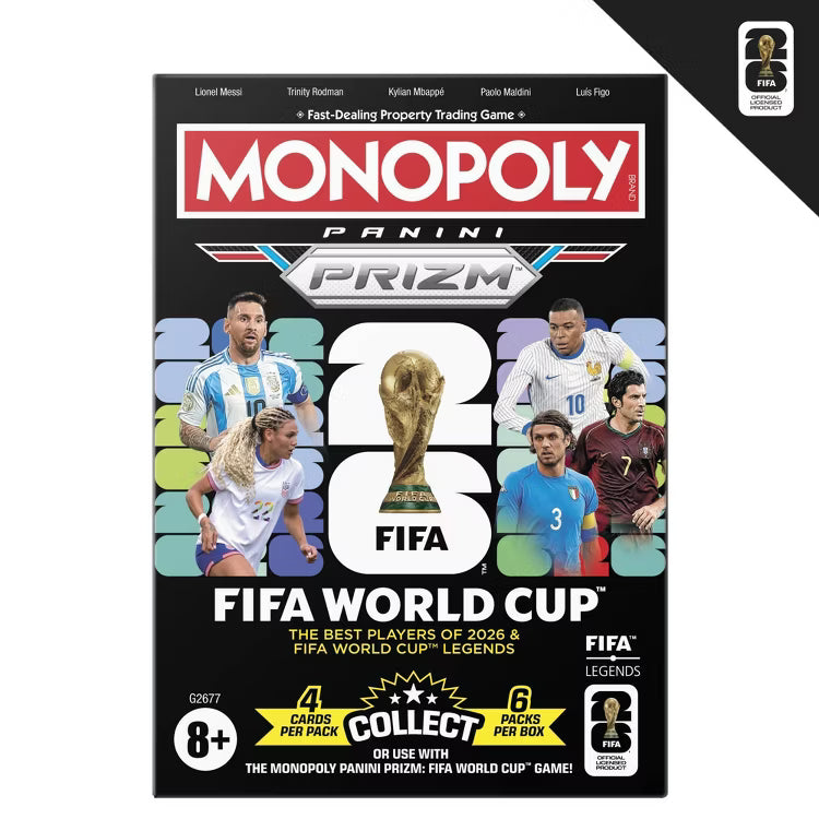 2026 Panini Prizm Monopoly FIFA World Cup Soccer Blaster Box