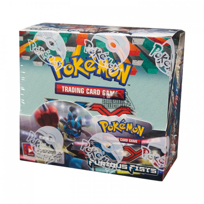 Pokemon - XY - Furious Fists - Booster Box - With Acrylic Case