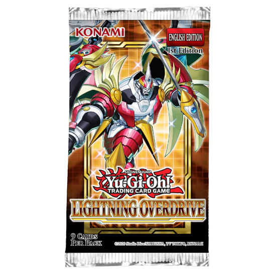 Konami - Yu-Gi-Oh! - Lightning Overdrive - 1st Edition - Booster Pack