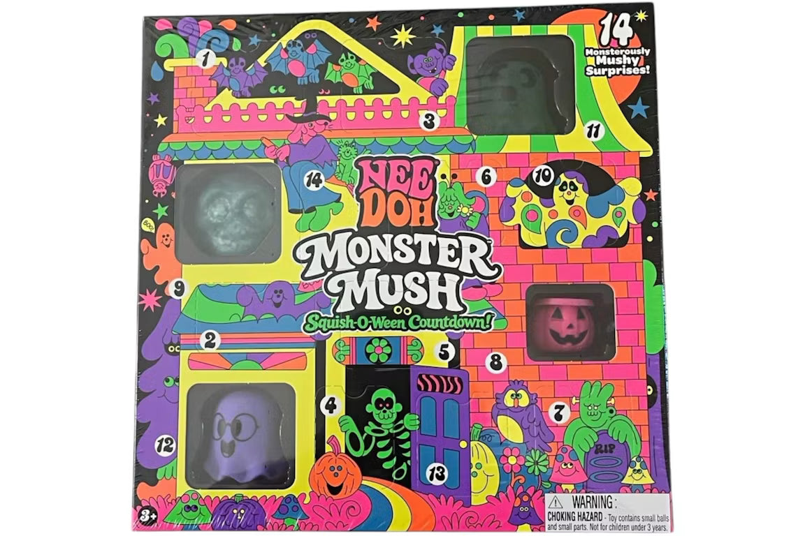 NeeDoh Monster Mush Squish-O-Ween Countdown
