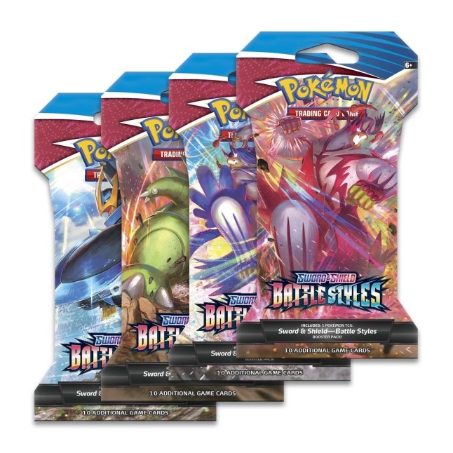 Pokemon - Sword and Shield - Battle Styles - Sleeved Booster Pack - Styles Vary