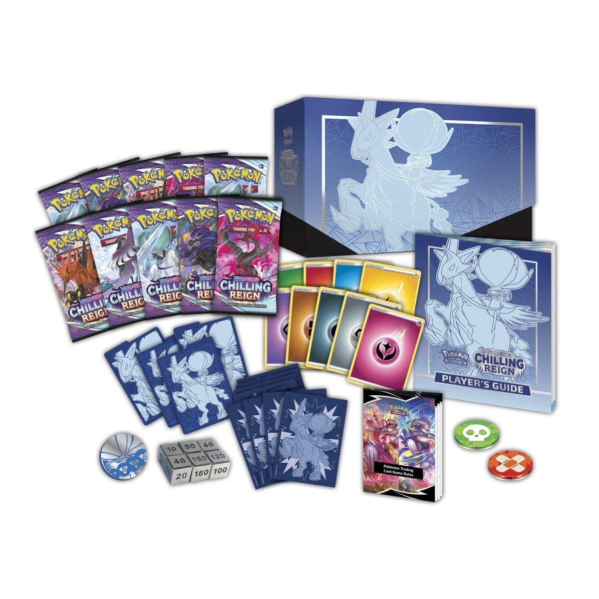 Pokemon - Sword and Shield - Chilling Reign - Pokemon Center Exclusive - ETB - Elite Trainer Box - Style May Vary