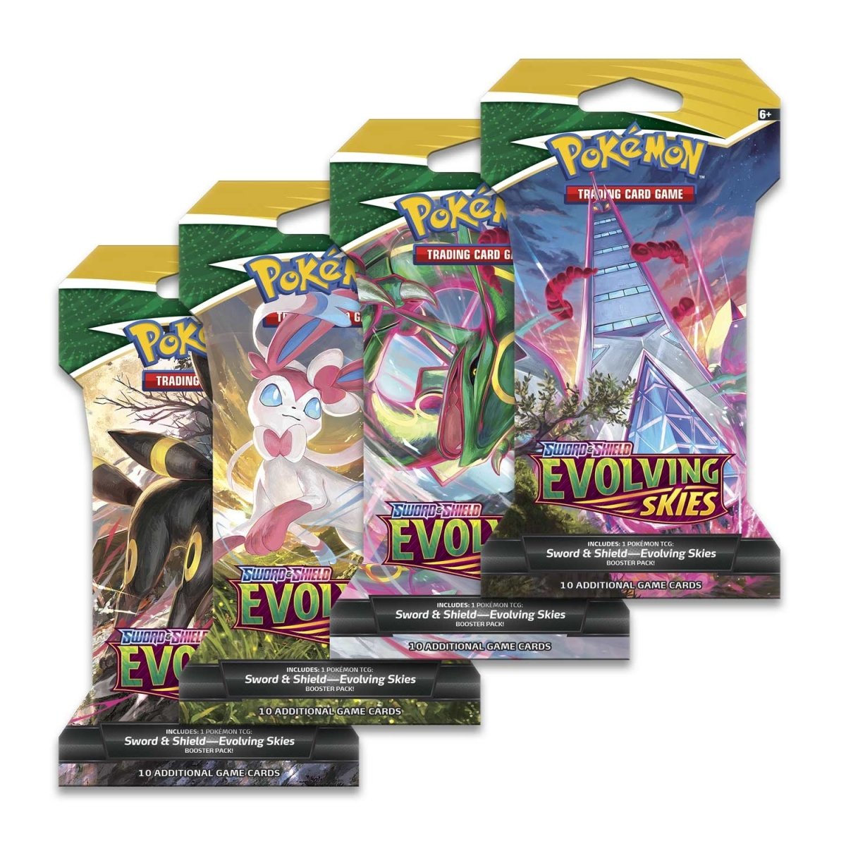 Pokemon - Sword and Shield - Evolving Skies - Sleeved Booster Pack - Styles Vary