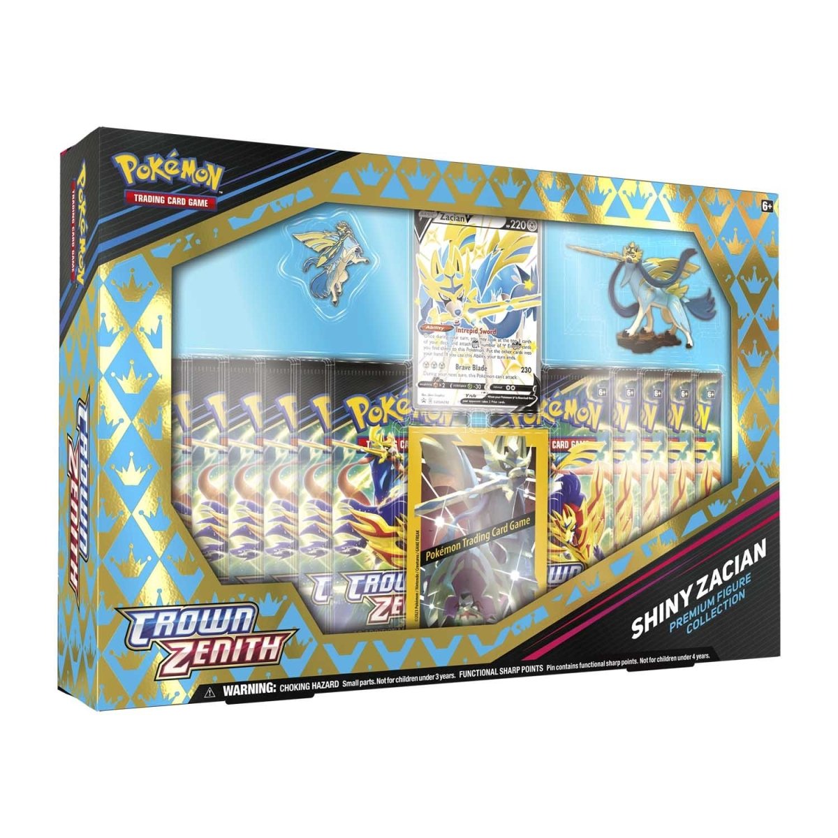 Pokemon - Crown Zenith - Shiny Zacian Premium Figure Collection