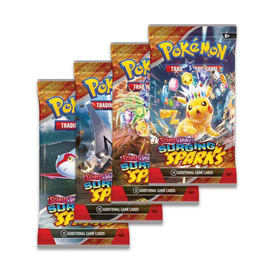 Pokemon - Scarlet and Violet - Surging Sparks - SV08 - Booster Pack - Styles Vary