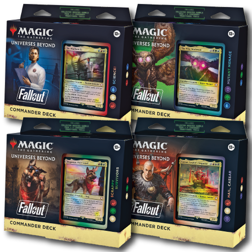 Magic the Gathering - MTG - Fallout - Commander Decks - Styles Vary