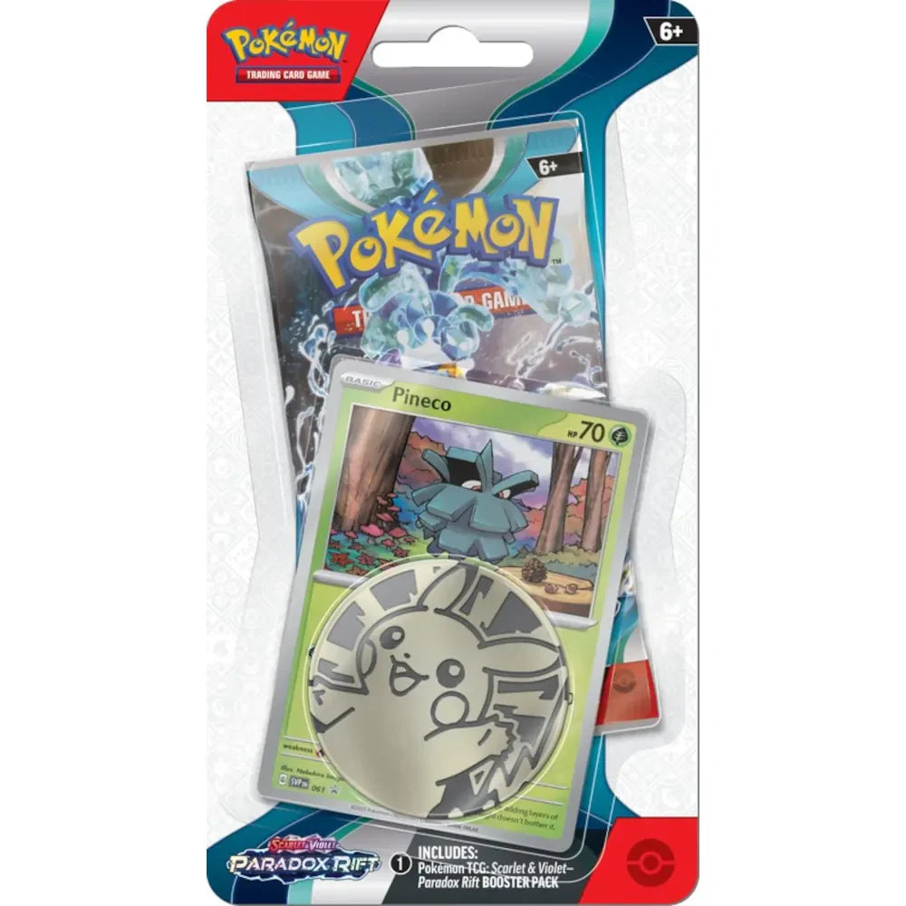 Pokemon - Scarlet and Violet - Paradox Rift - SV04 - Checklane Blister - Pineco